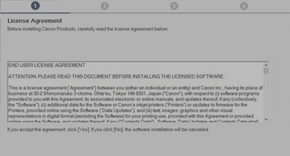 Step-5-Accept-Software-License-Agreement-windows-installation-Canon-printer