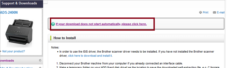Brother Printer Driver Download Method 5