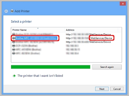 Brother Printer built-in drivers in Windows 4