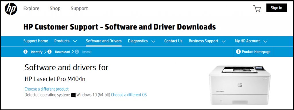 HP OfficeJet M404n Drivers