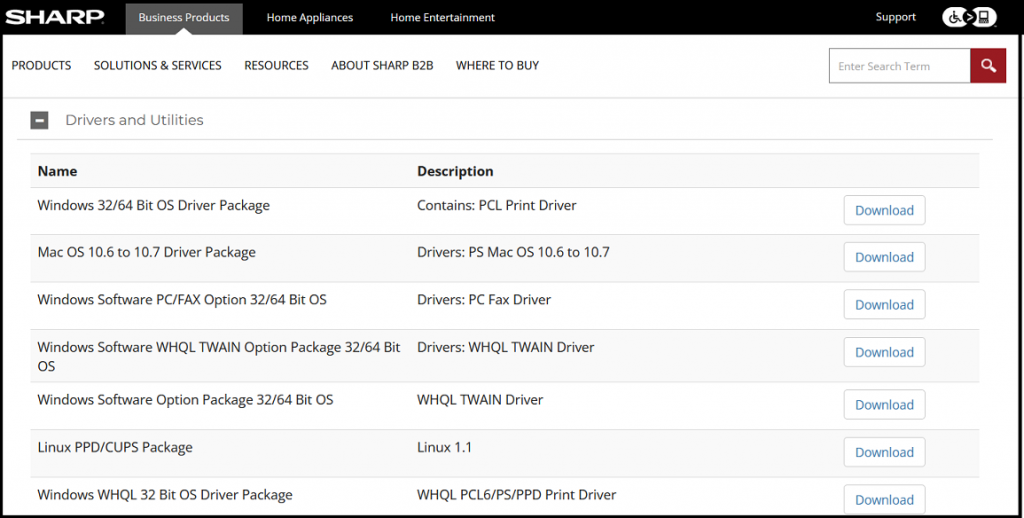 Sharp MX-2651 Driver